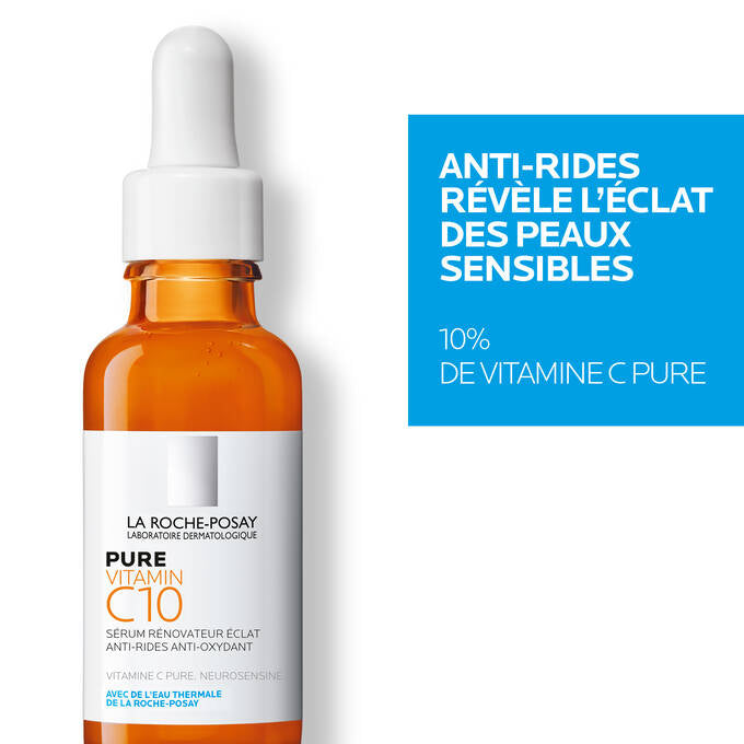 La Roche-Posay Pure Vitamin C10 pour Éclat et Anti-Rides