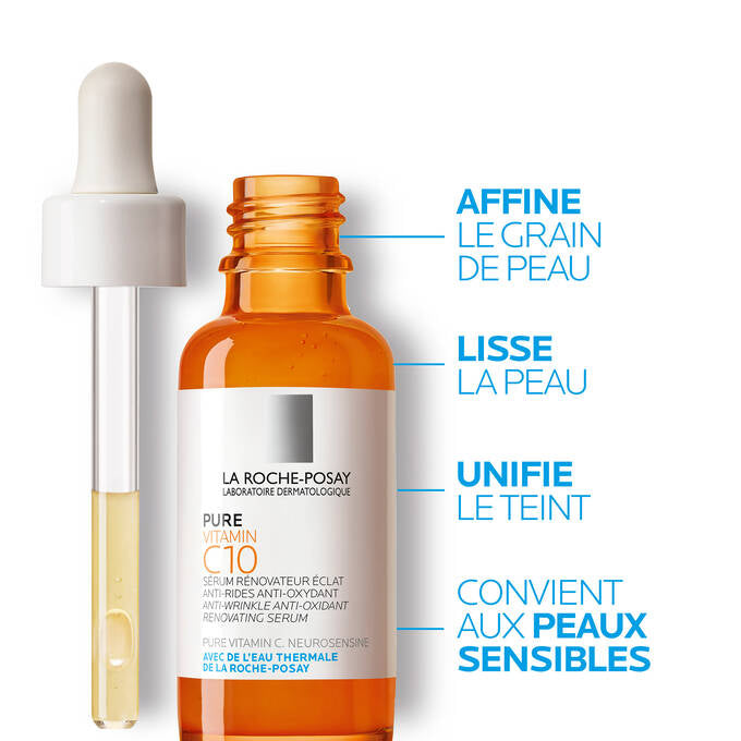 La Roche-Posay Pure Vitamin C10 pour Éclat et Anti-Rides